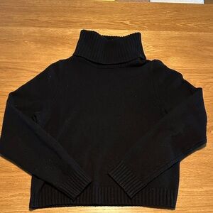 MADEWELL Cashmere Cropped Turtleneck Sweater